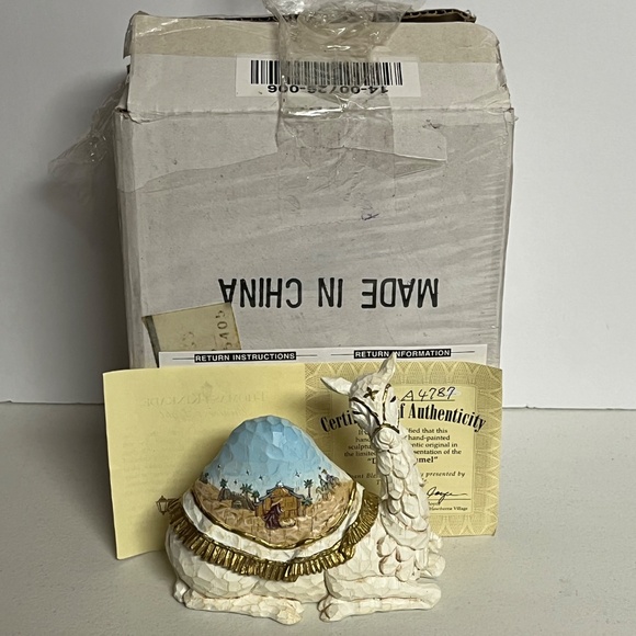 Thomas Kinkade Devoted Camel Elegant Blessings Nativity Figurine Hawthorne 2009 - Picture 2 of 12